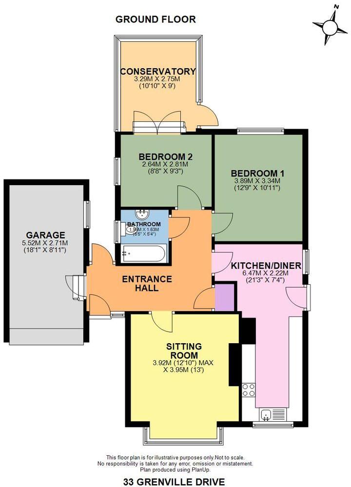Grenville Drive, Tavistock, PL19 floorplan