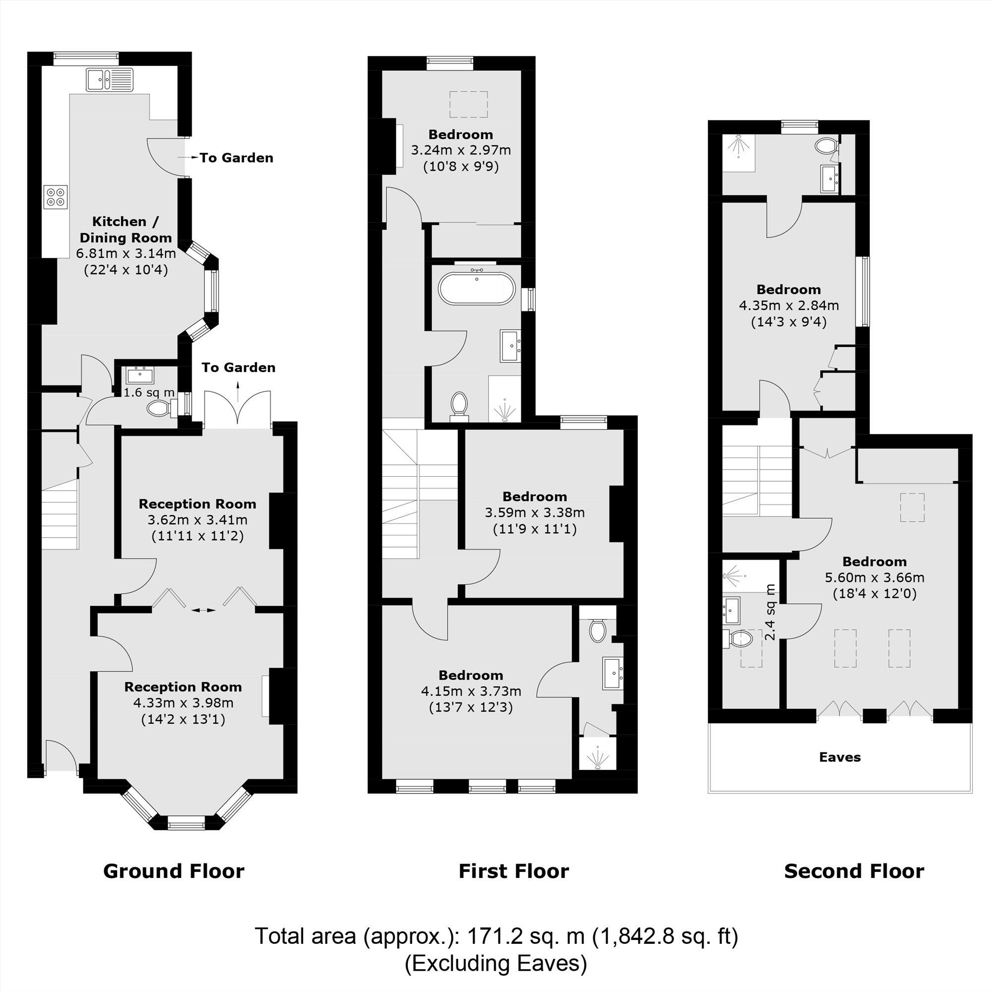 Blythe Vale, Catford floorplan
