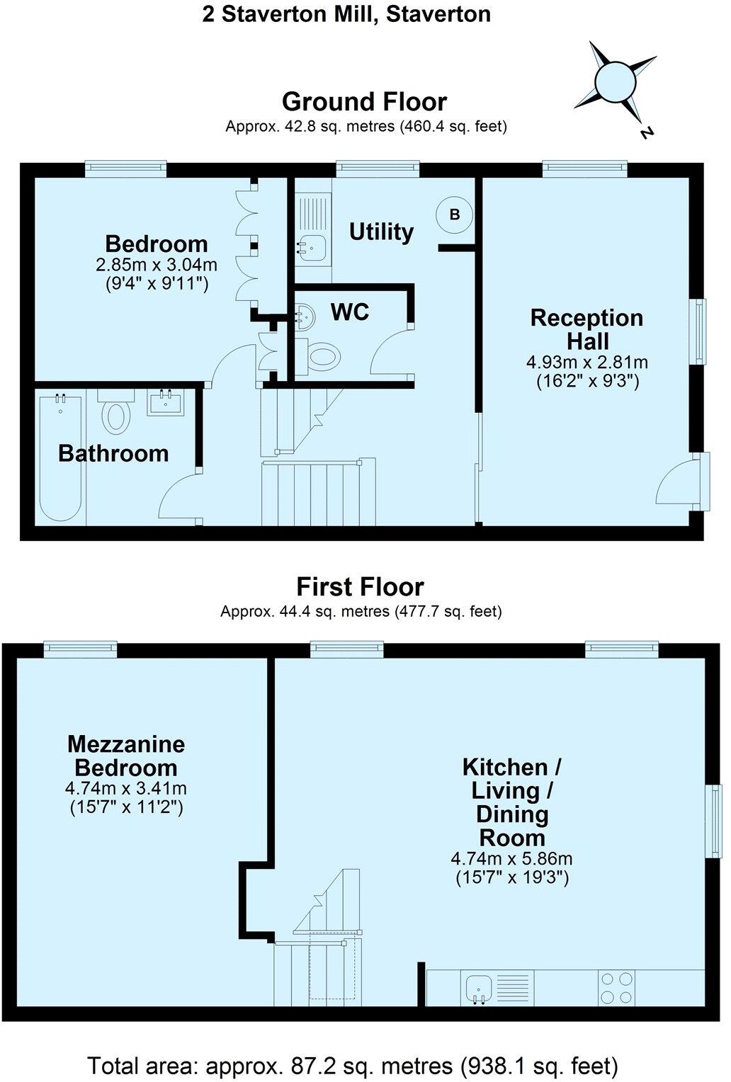 2, Staverton Mill, Staverton floorplan