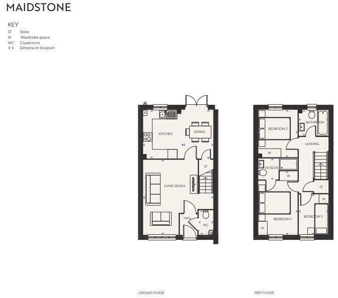 Rosemary Lane, Wixams, Houghton Conquest, Central Bedfordshire floorplan