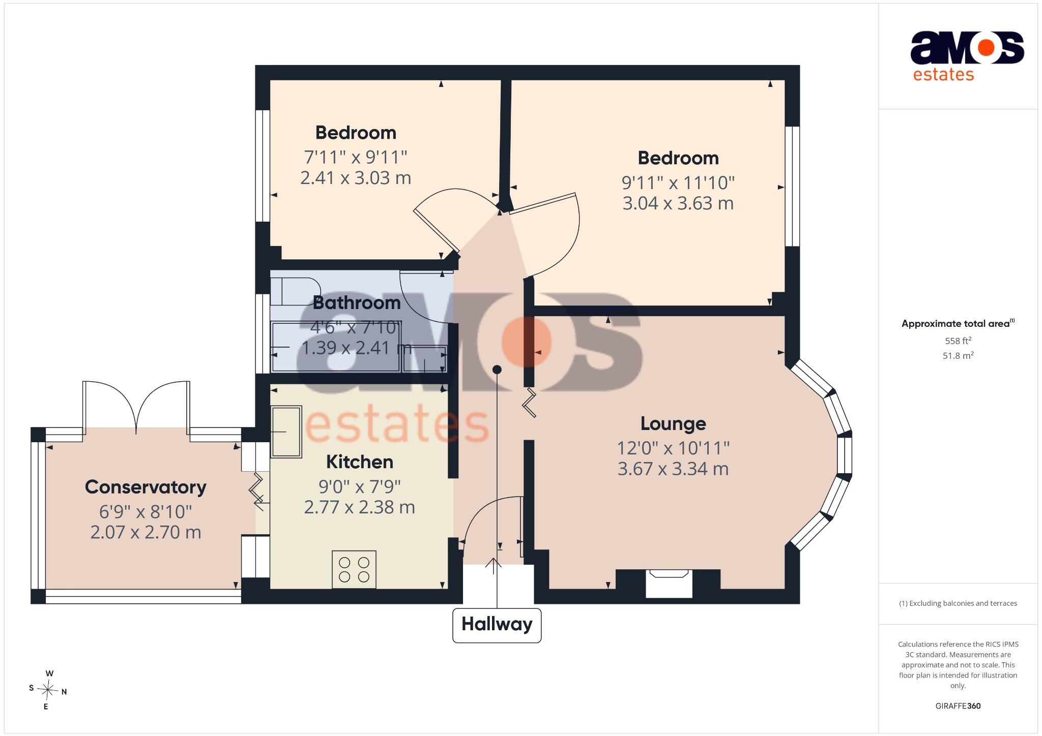 Sherwood Crescent, Benfleet, Essex floorplan