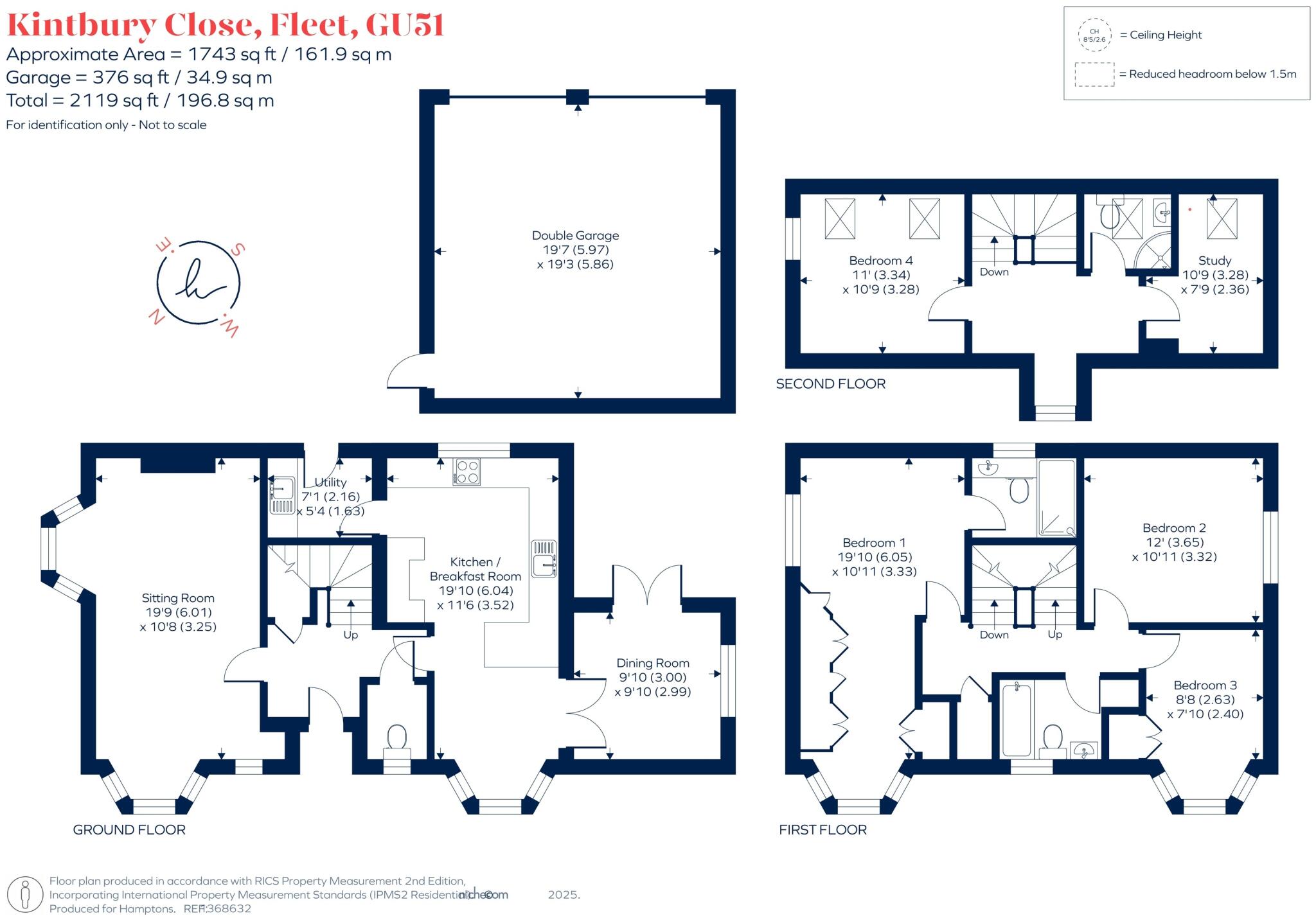 Kintbury Close, Fleet, GU51 floorplan