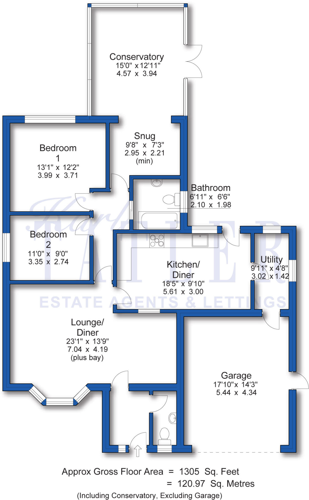 Whitegates Crescent, Willaston, Neston floorplan