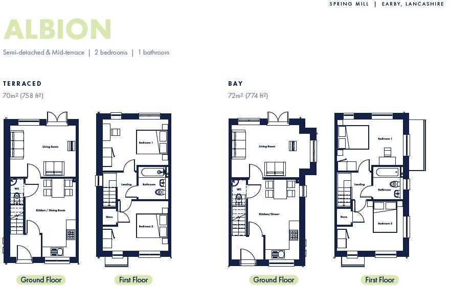 Bailey Street, Earby floorplan