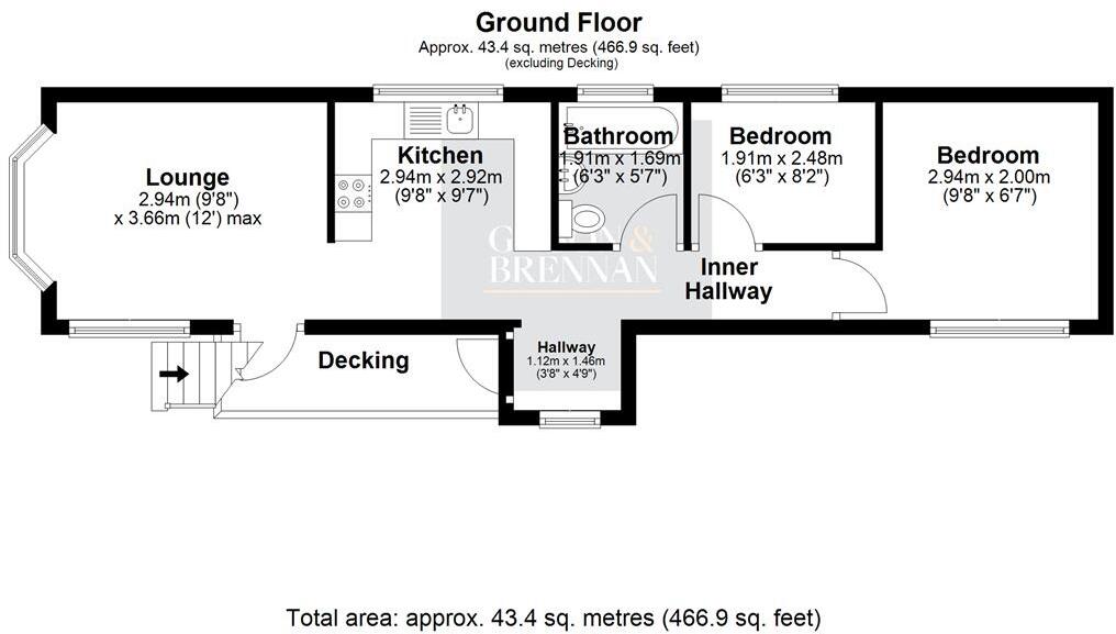 Lower Dunton Road, Dunton, Brentwood, Essex, CM13 floorplan