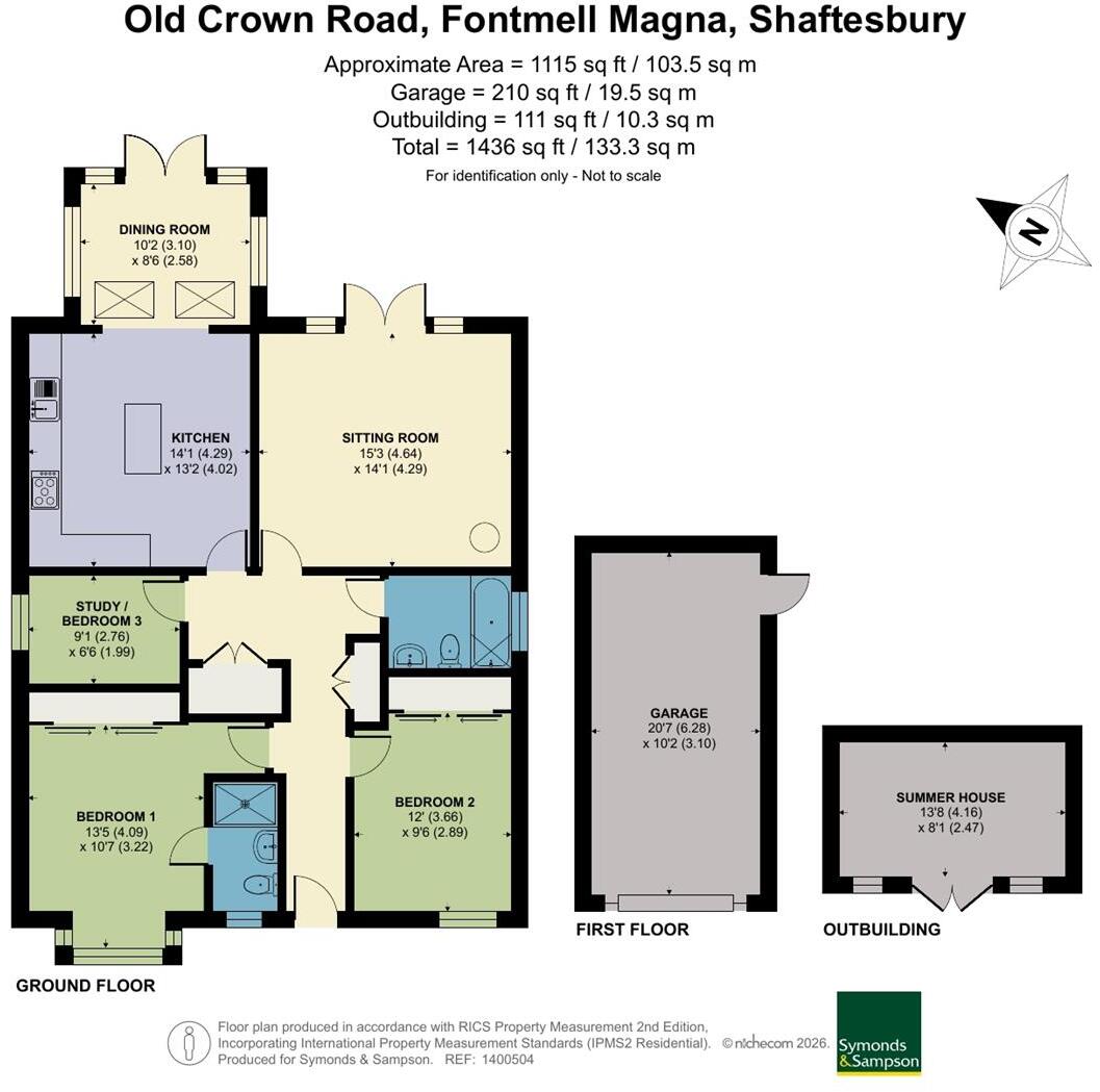 Old Crown Road, Fontmell Magna, Shaftesbury floorplan