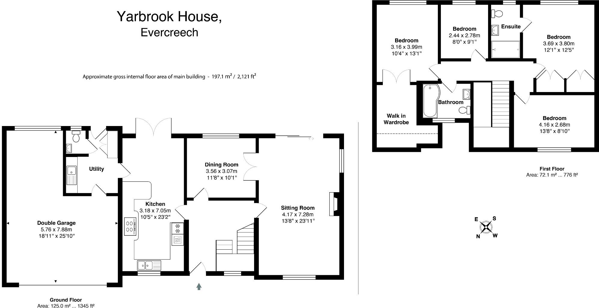 Evercreech, Nr. Bruton floorplan