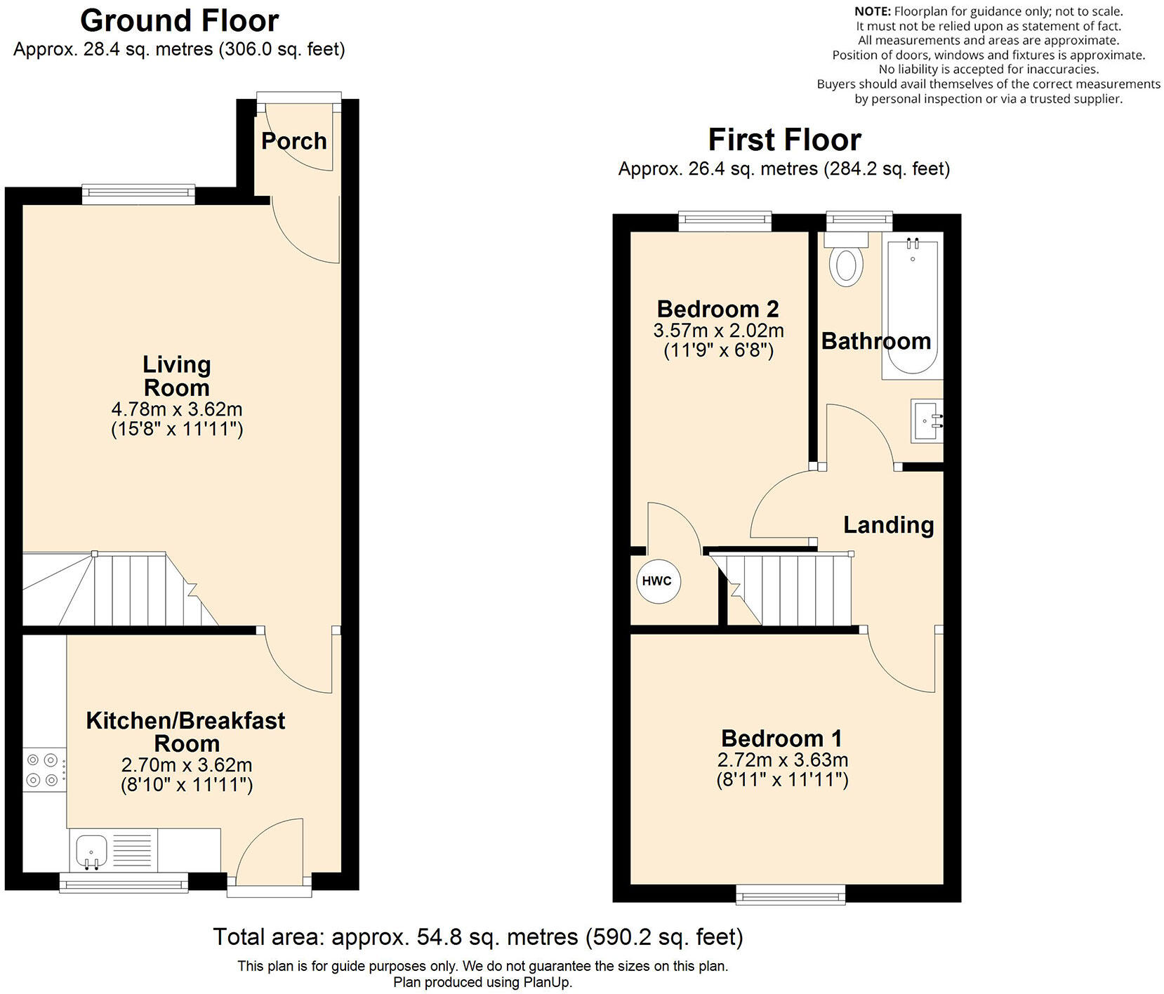 Middlemarsh, Leominster, Herefordshire floorplan