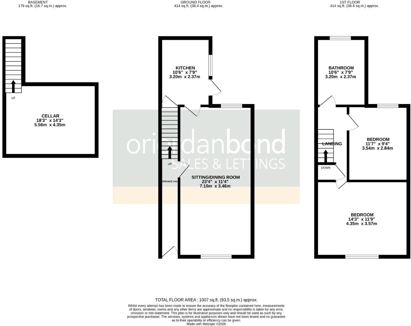 Alcombe Road, The Mounts, Northampton NN1 floorplan