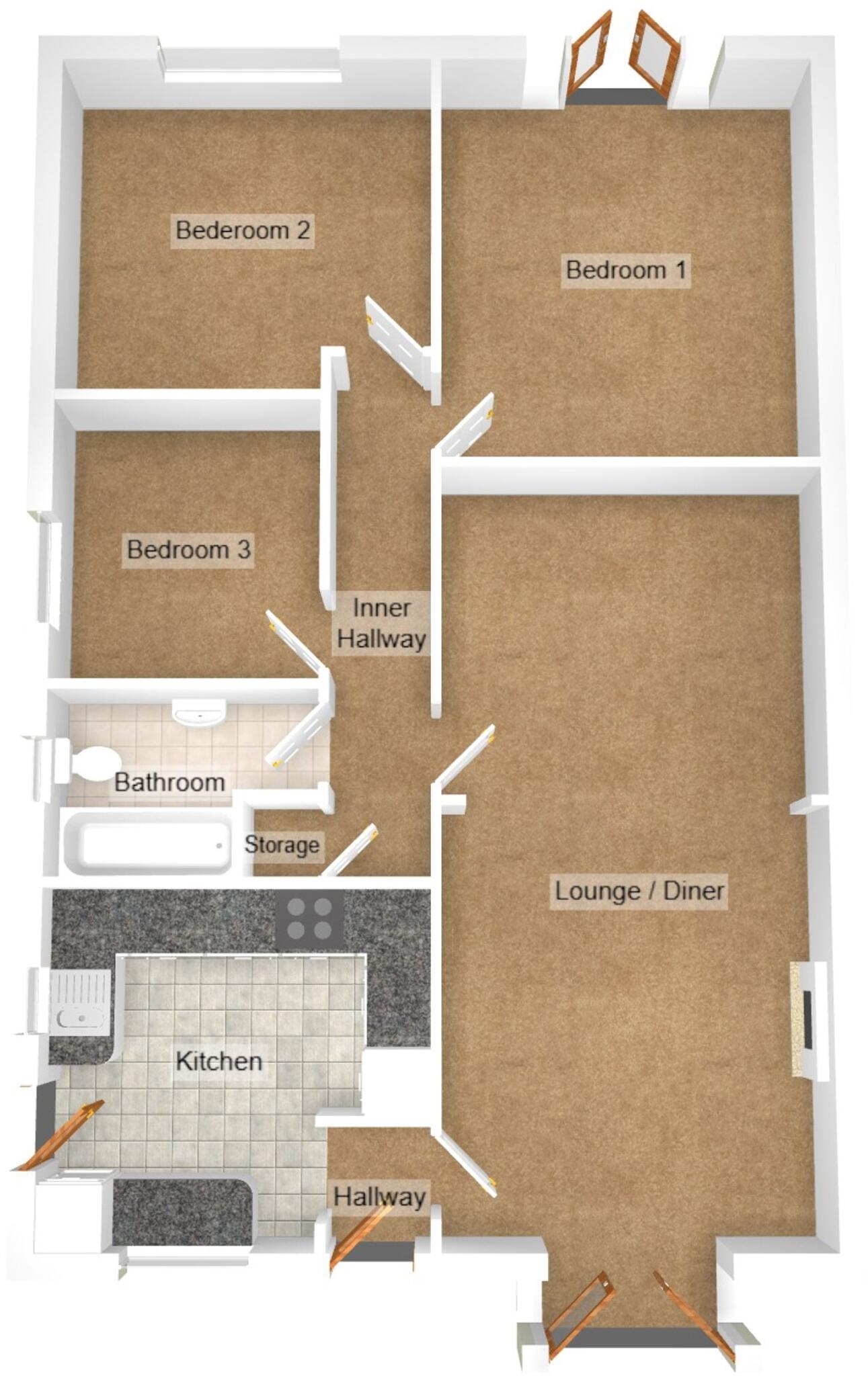 Brooklyn Gardens, Port Talbot, SA12 floorplan