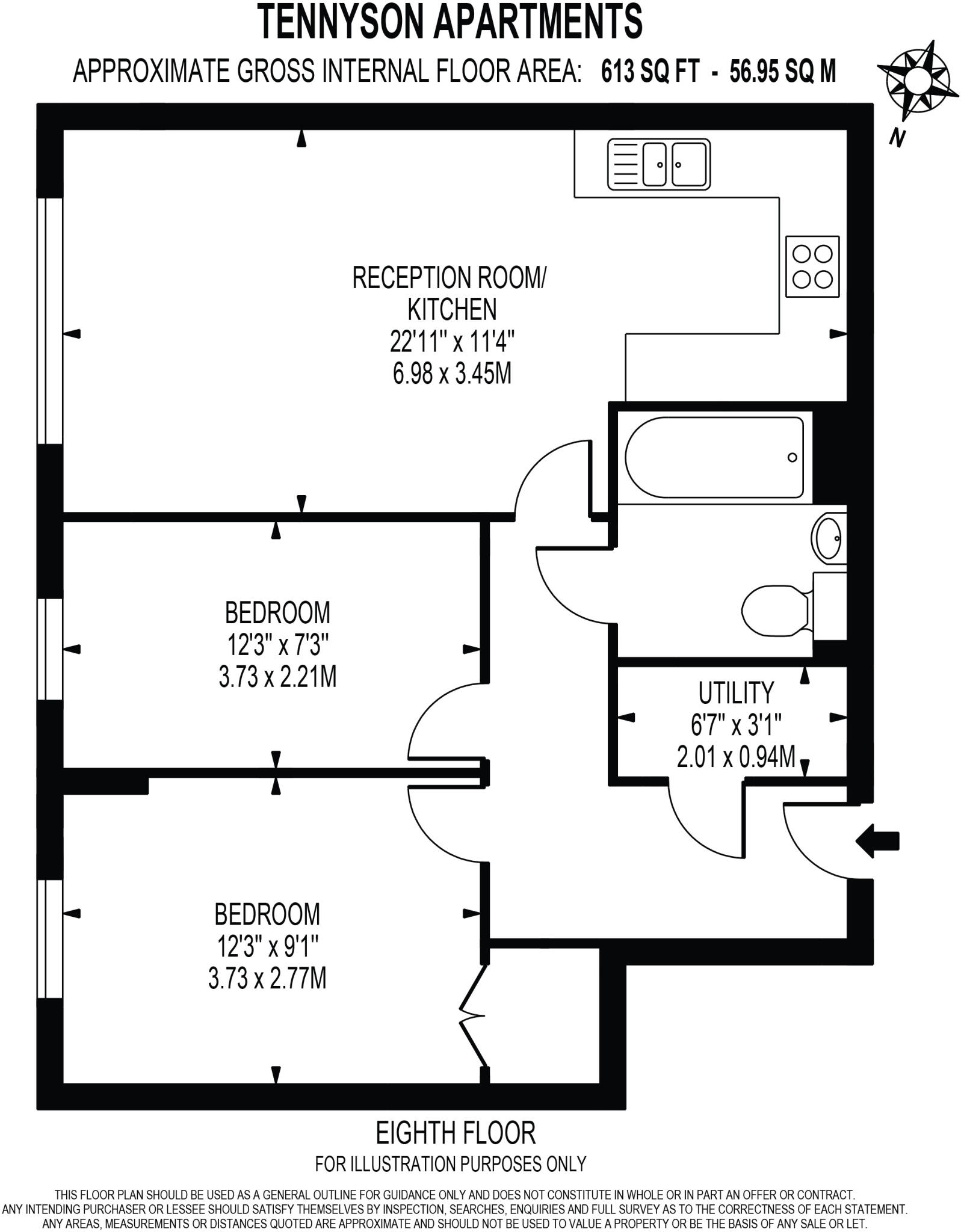 Saffron Central Square, East Croydon floorplan