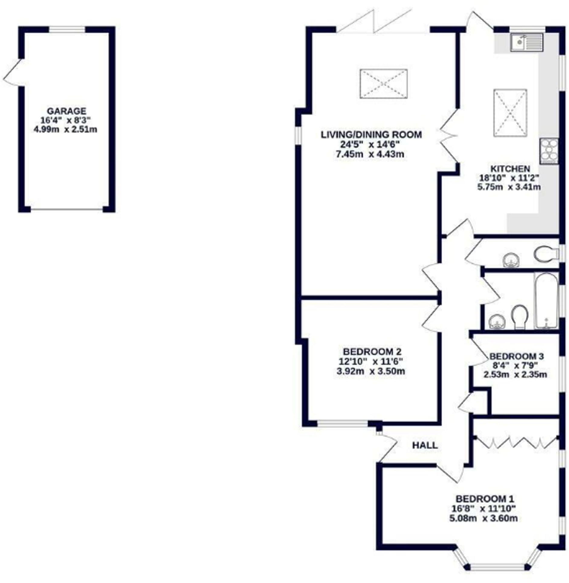 Keswick Gardens, Ruislip, HA4 floorplan