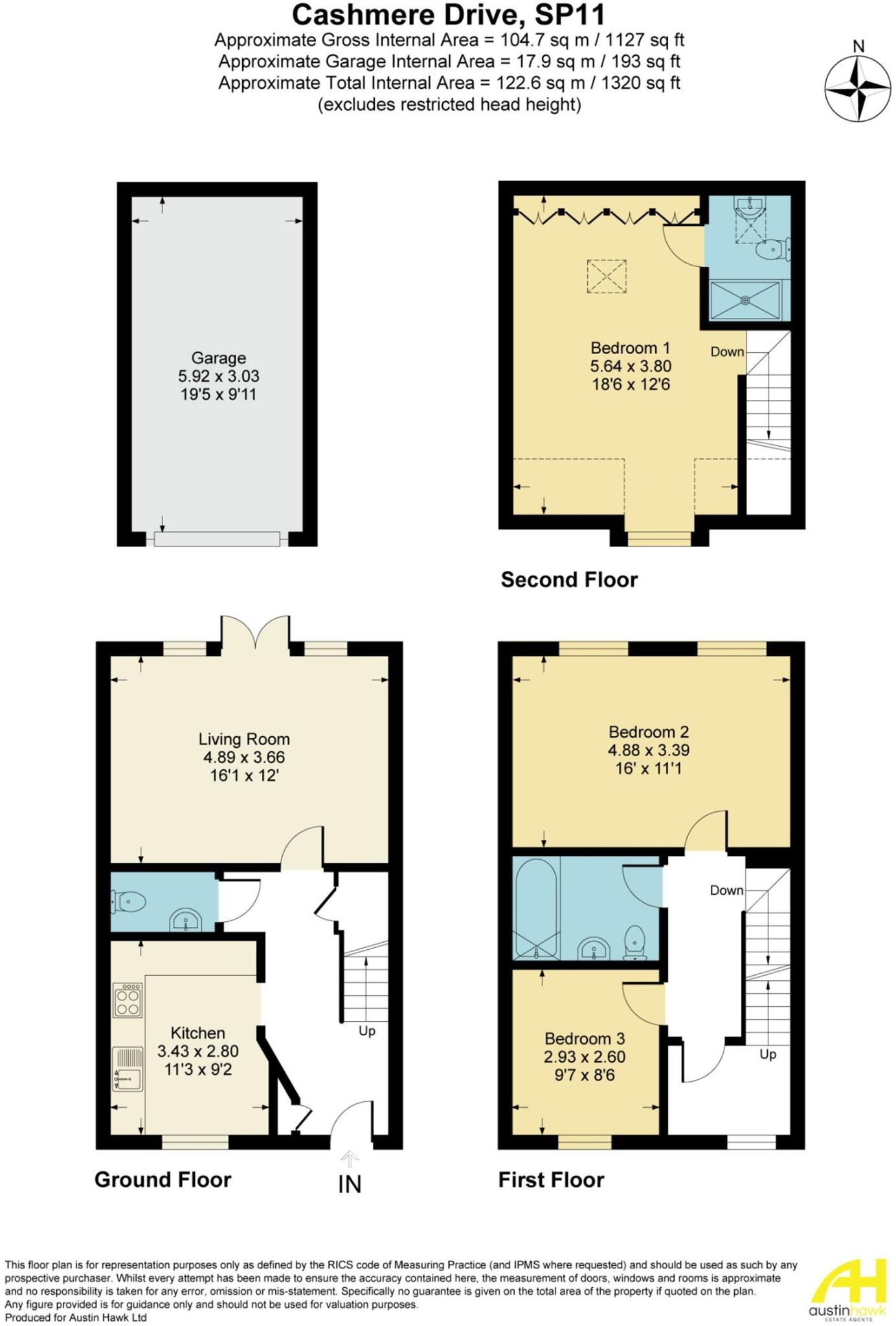 Cashmere Drive, Andover, SP11 floorplan
