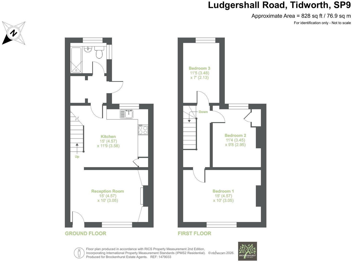Ludgershall Road, Tidworth, SP9 7LZ floorplan