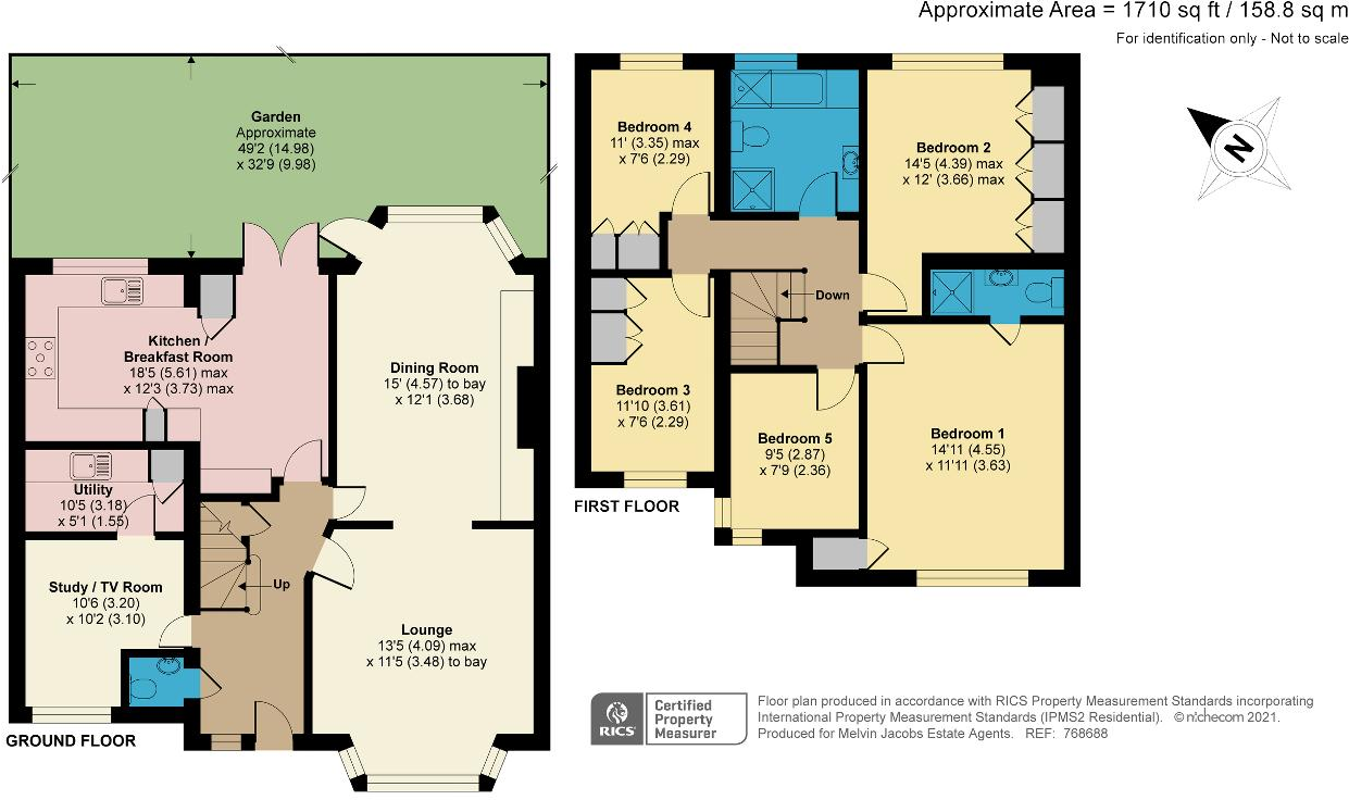 Hillside Gardens, Edgware, Middlesex, HA8 8HE floorplan