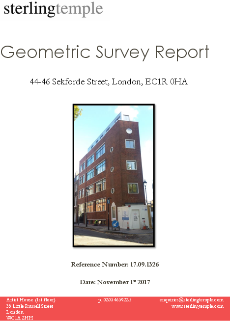 Measured Survey Sekforde Street