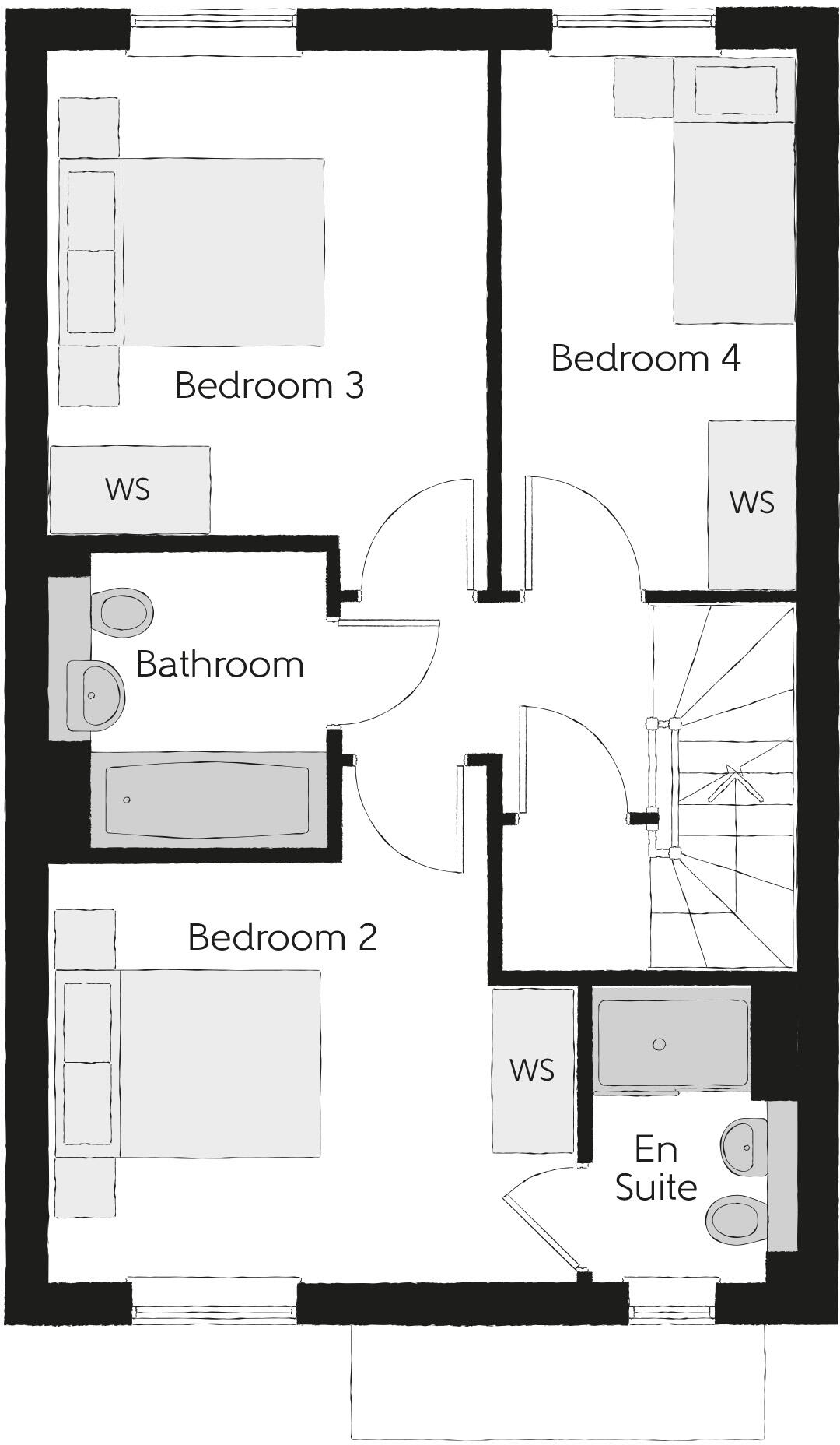 St James' Park off St James' Way
Whittington Way
Bishop's Stortford,
CM23 4AS floorplan
