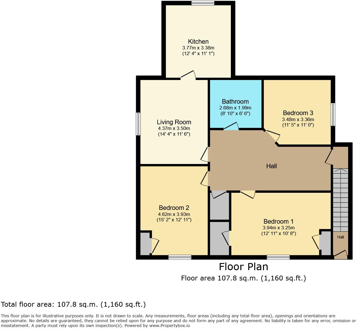 Stableview, 42,Comely Place, Falkirk, FK1 1QG floorplan