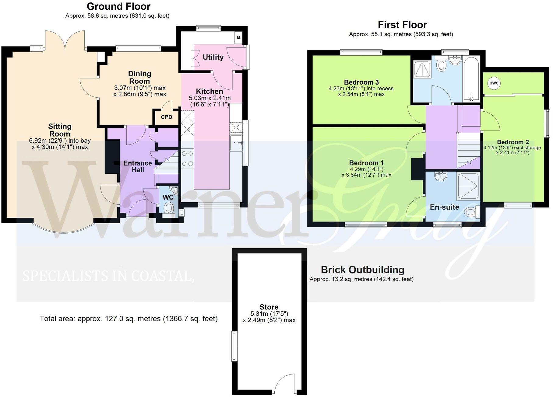 Southgate Road, Tenterden, TN30 floorplan