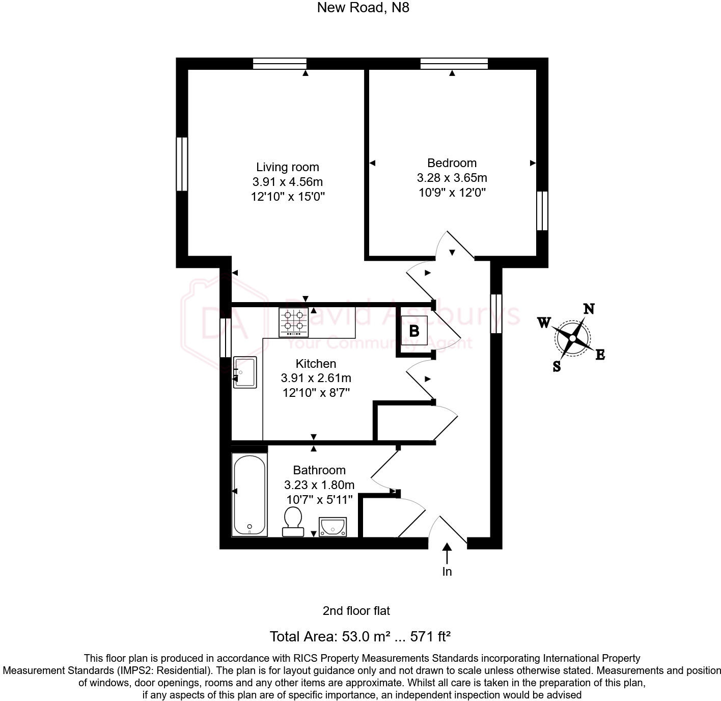 New Road, Crouch End N8 floorplan