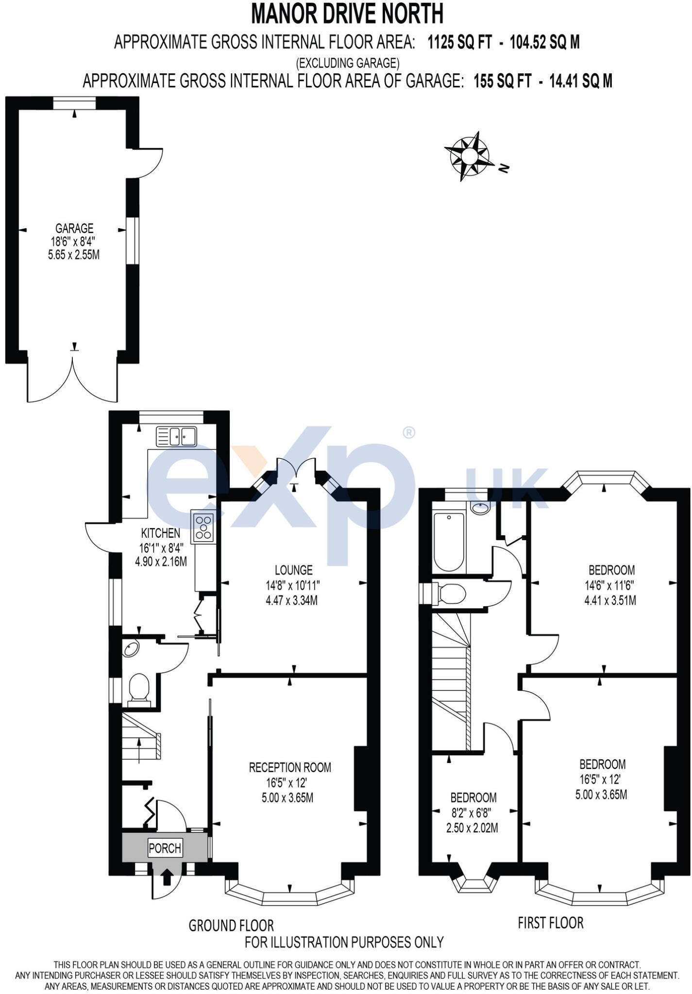 Manor Drive North, New Malden, KT3 5PB floorplan