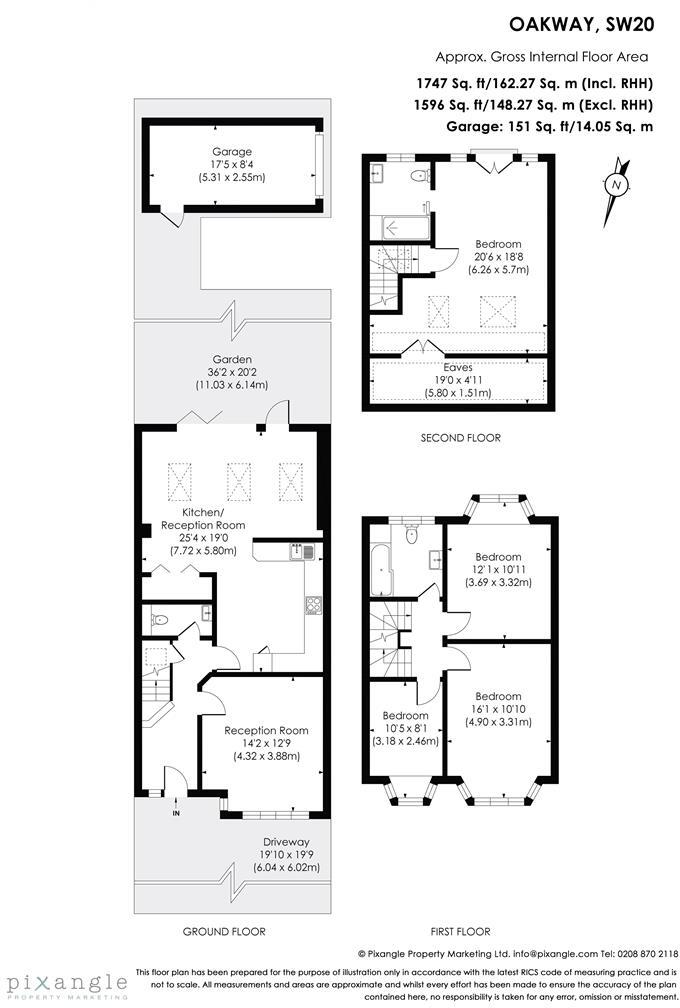 Oakway, Raynes Park floorplan