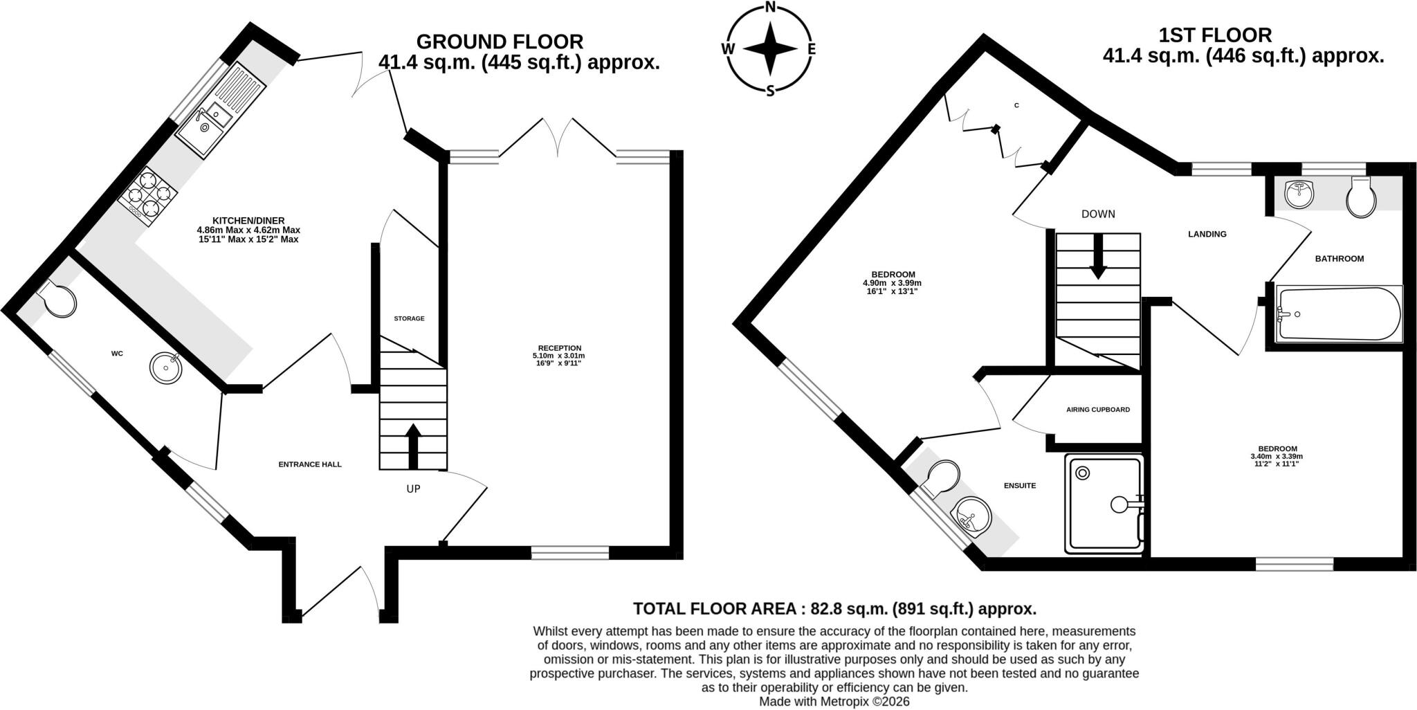 Paradise Meadow, Tisbury floorplan