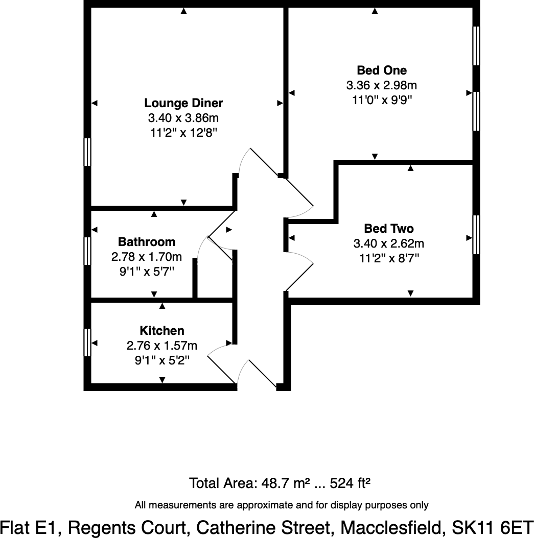Regents Court, Macclesfield, SK11 6ET floorplan