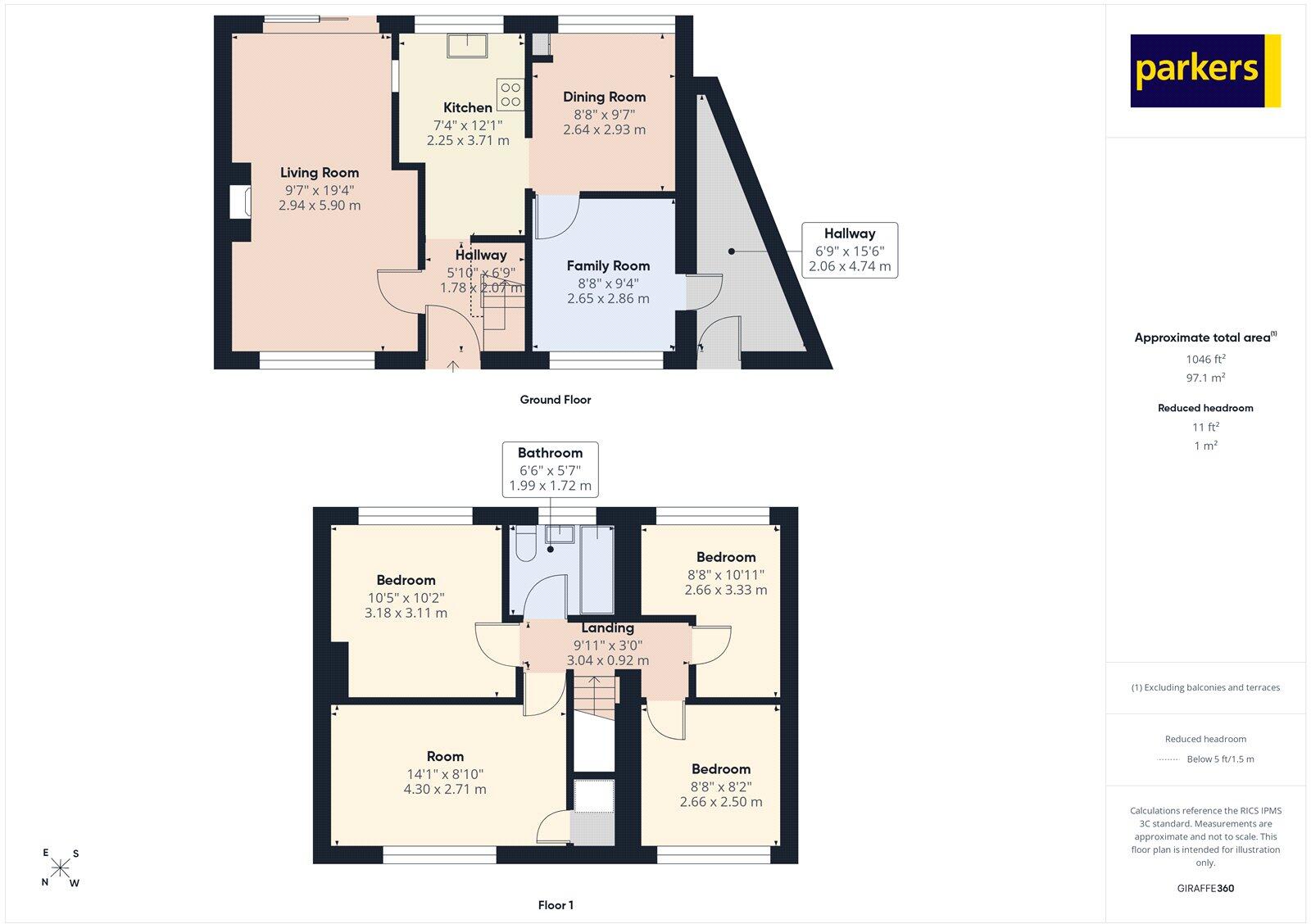 Dee Road, Tilehurst, Reading, Berkshire, RG30 floorplan