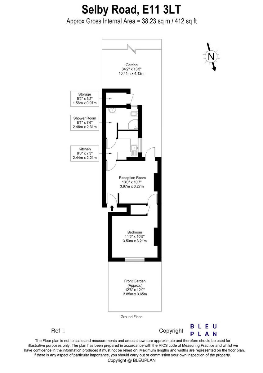 Selby Road, London, E11 floorplan