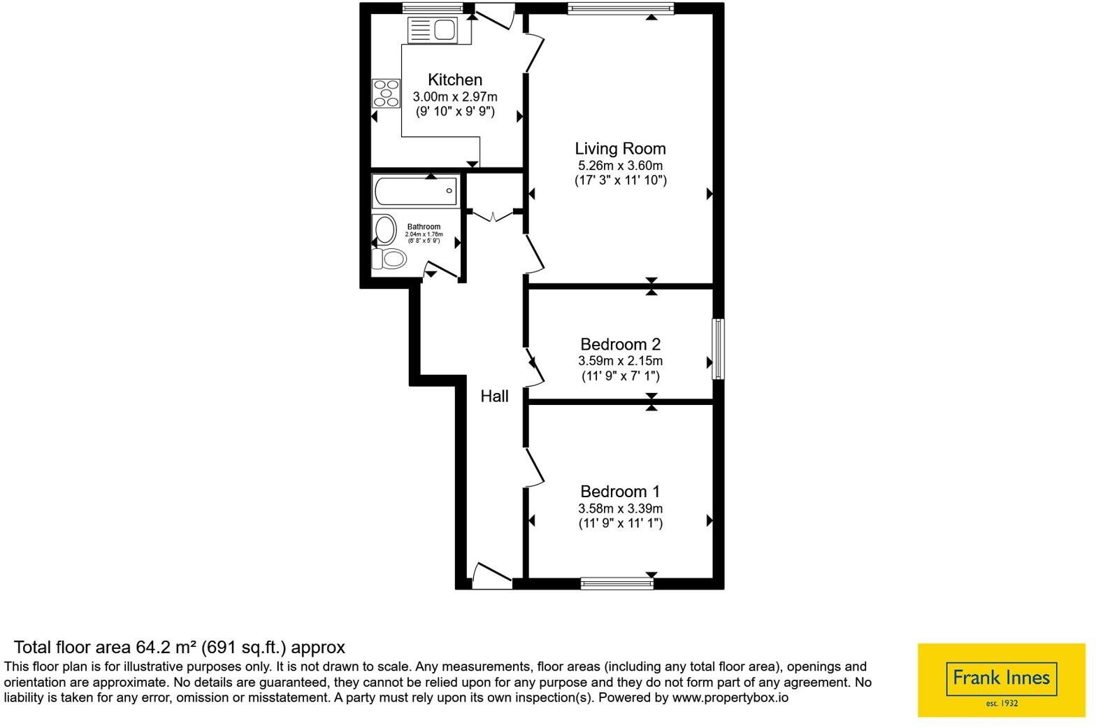 Trowell Grove, Long Eaton, Nottingham, Derbyshire, NG10 floorplan