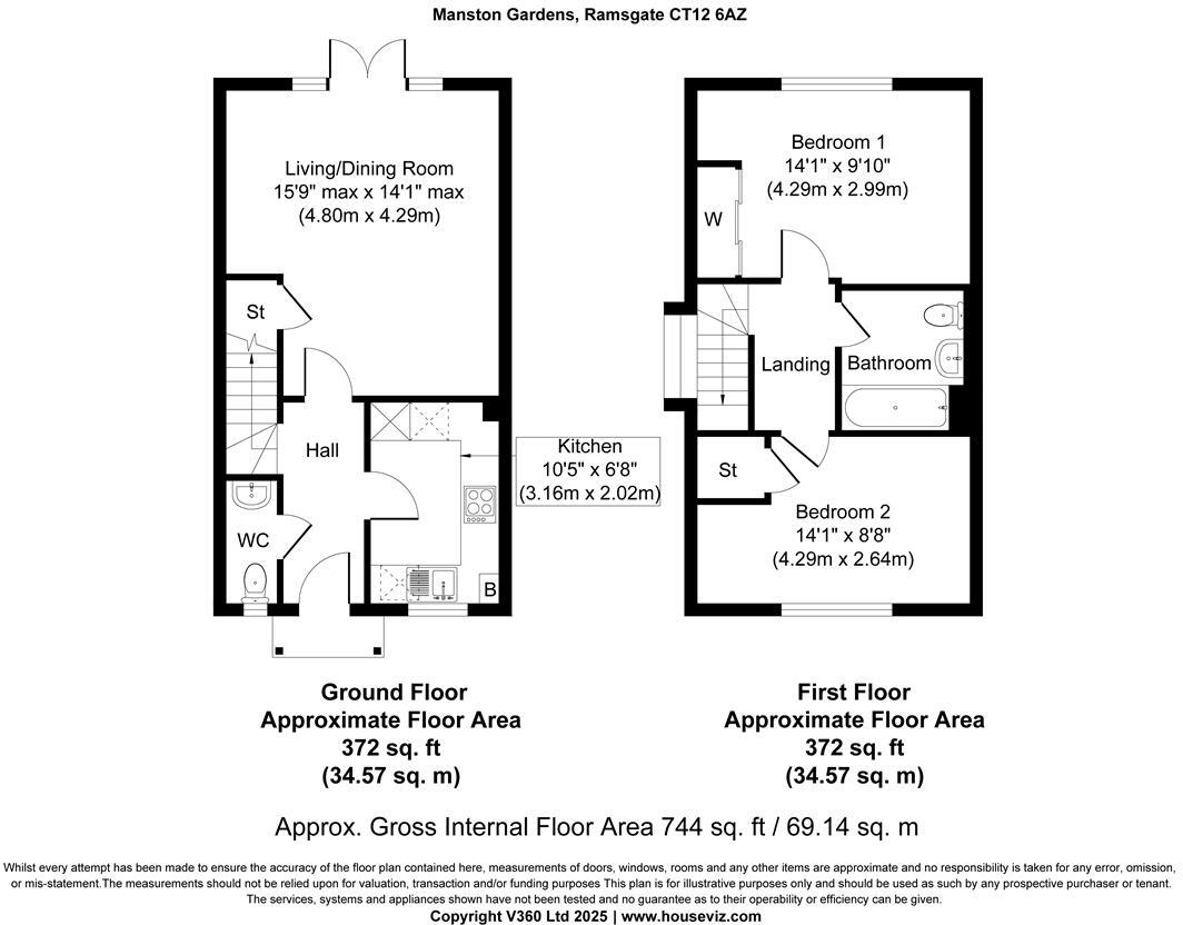 Betony, Manston Gardens, Ramsgate floorplan