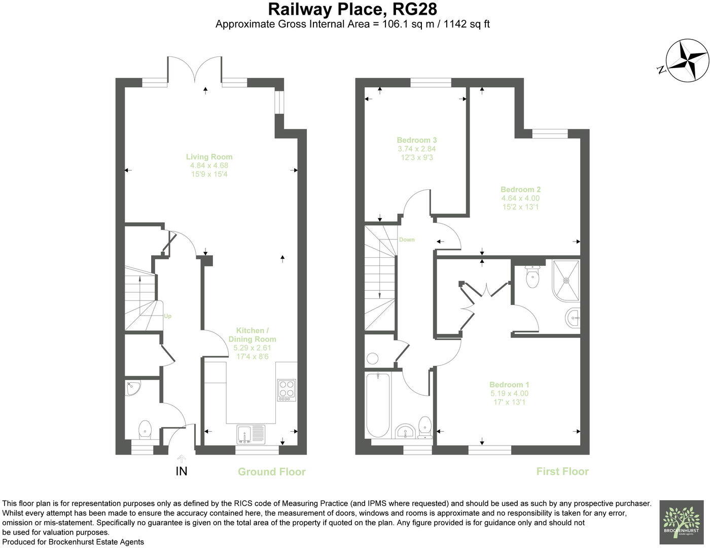 Railway Place, Whitchurch, RG28 7FX floorplan