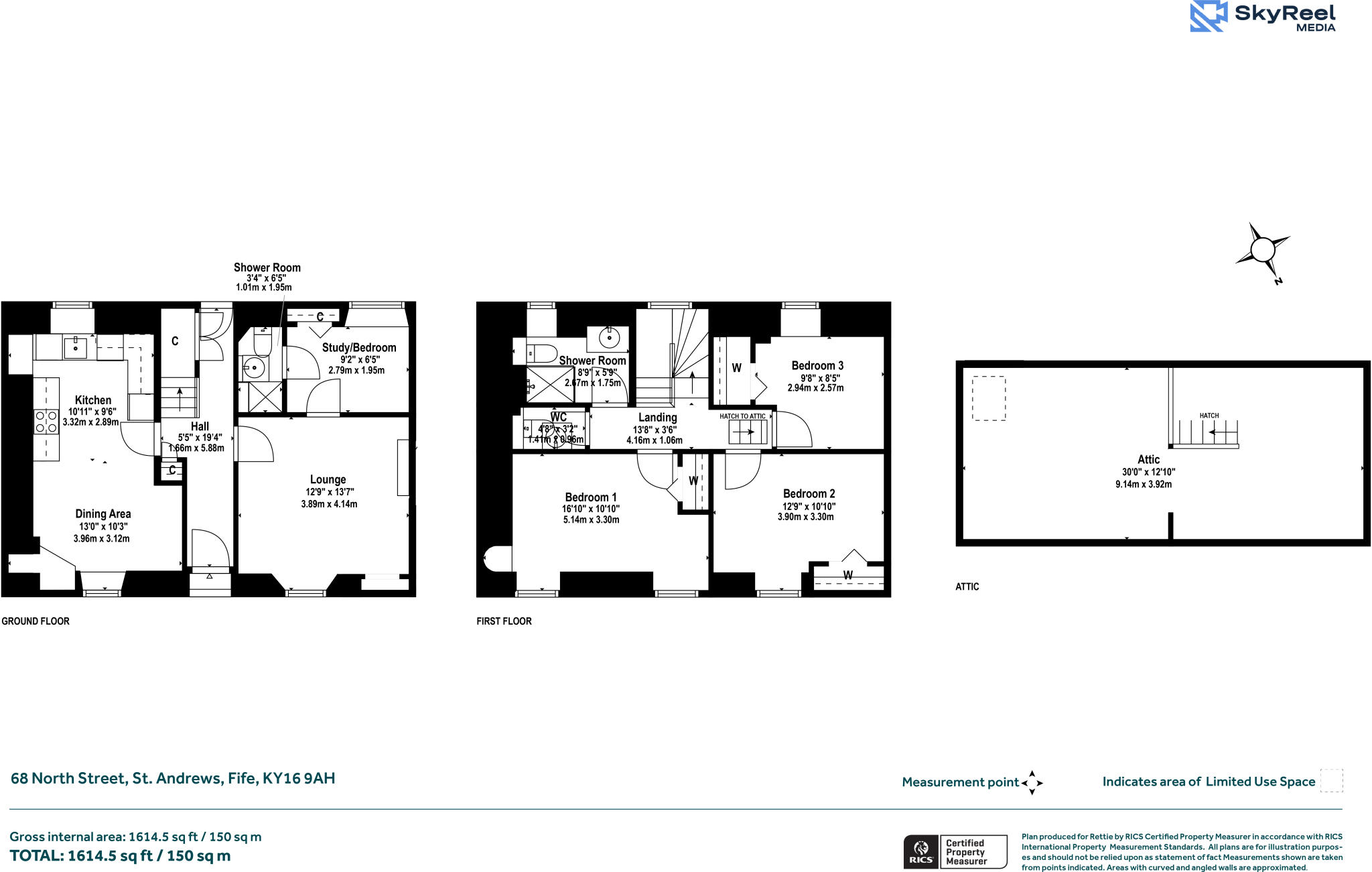 68, North Street, St. Andrews, Fife floorplan