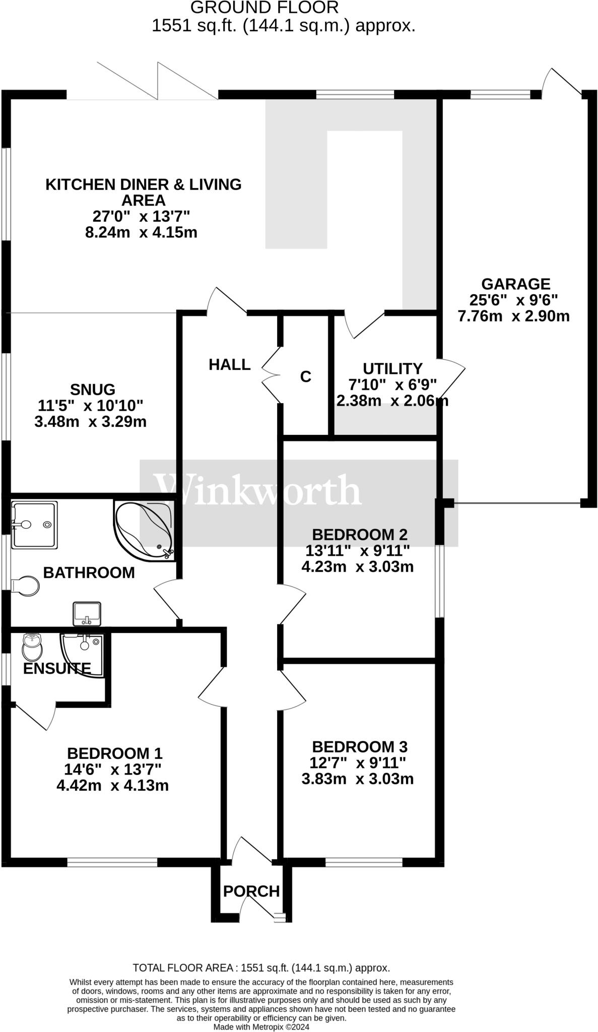 Field Lane, Hempnall, Norwich, Norfolk, NR15 floorplan