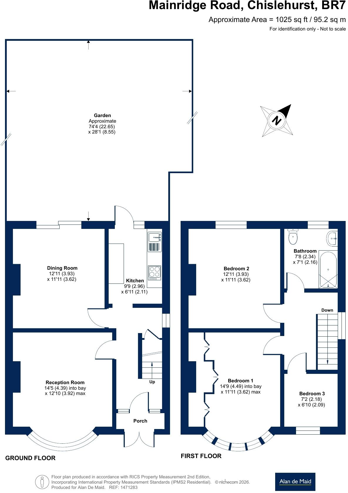 Mainridge Road, Chislehurst floorplan