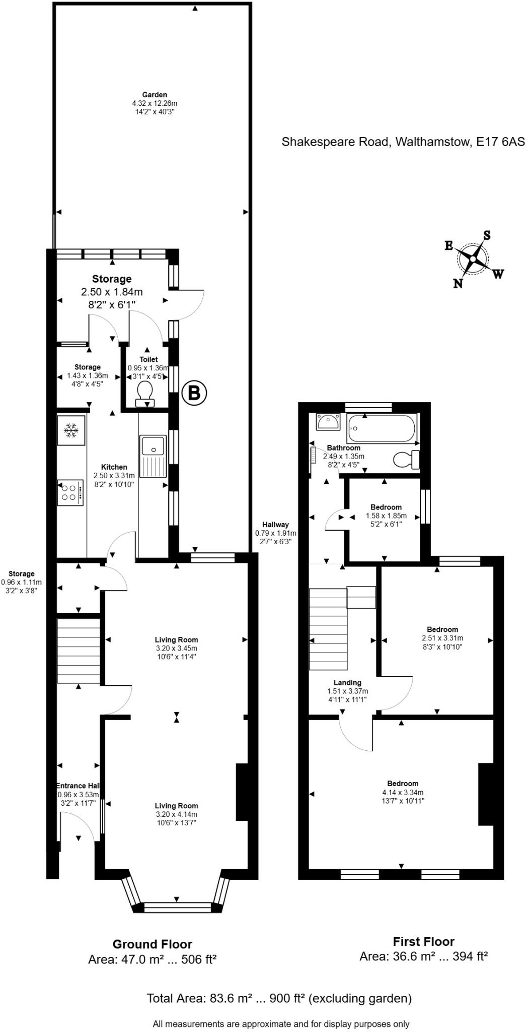 Shakespeare Road, London, E17 floorplan