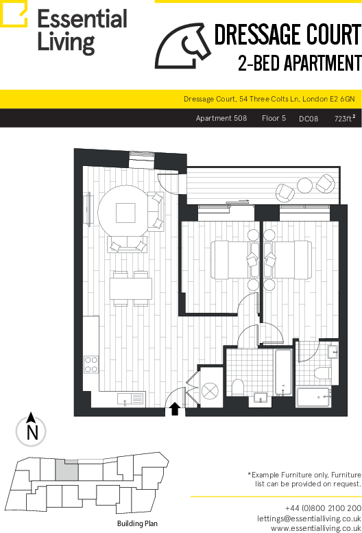 54 Three Colts Ln, London floorplan