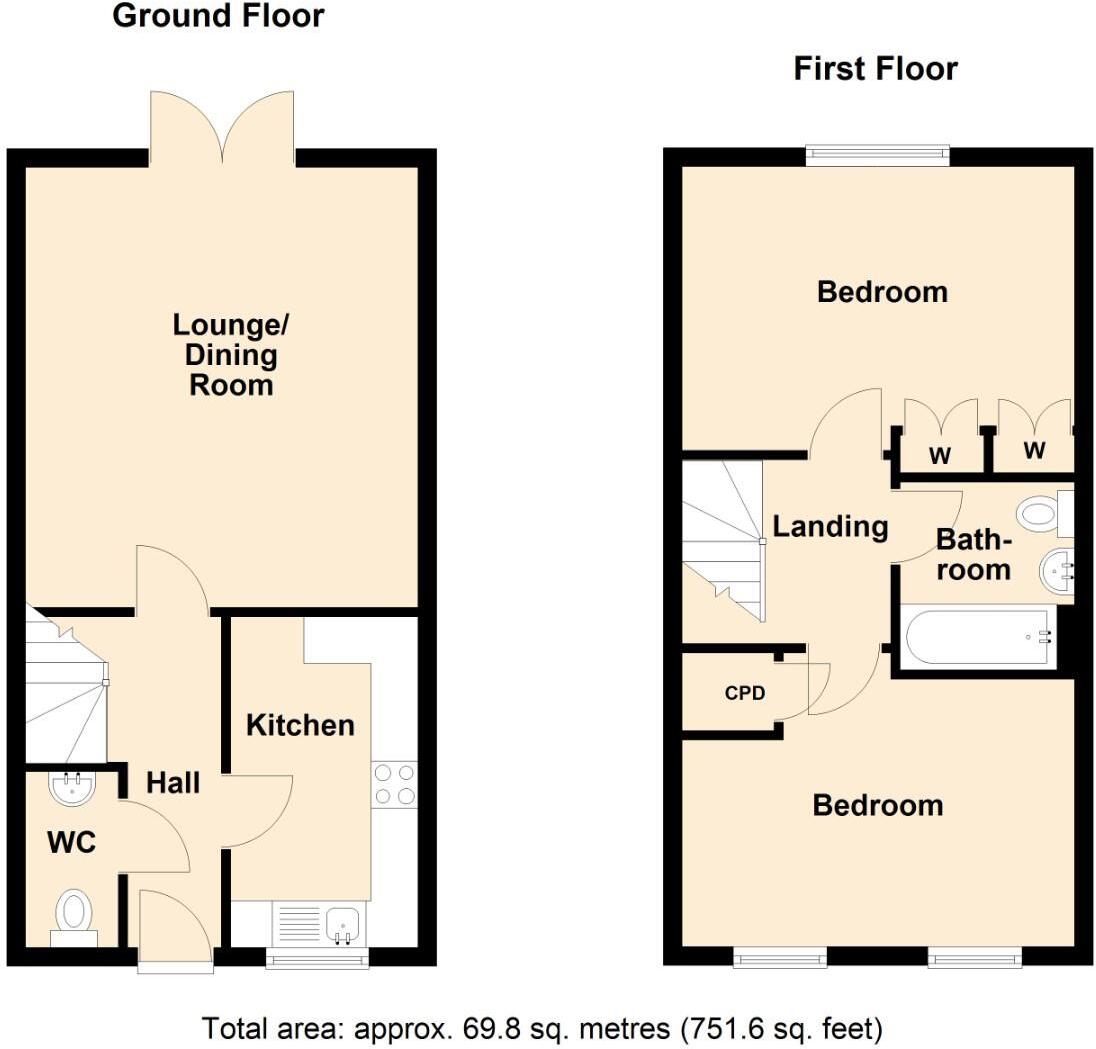 Coach House Mews, Warwick floorplan