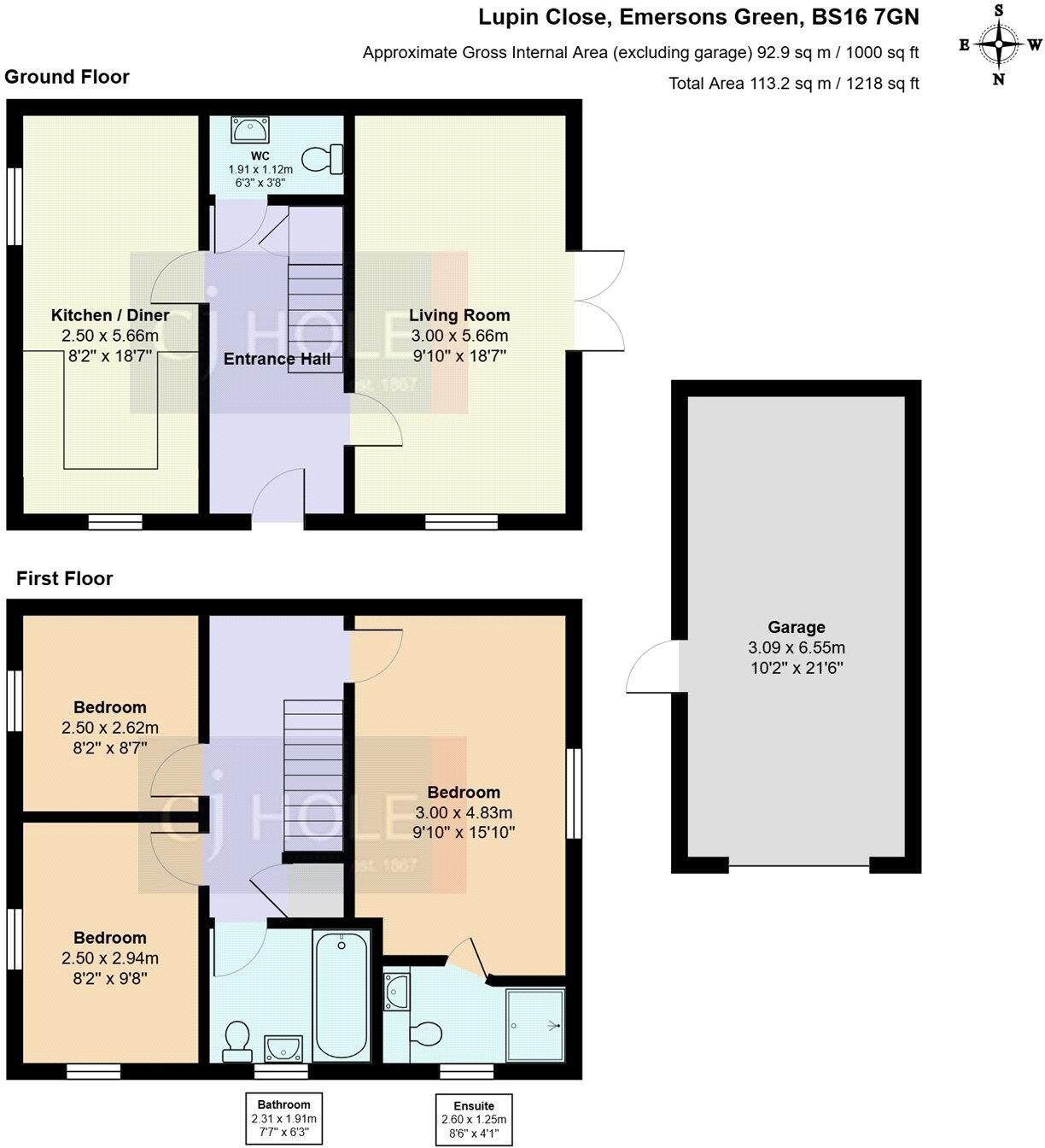 Lupin Close, Lyde Green, Bristol, BS16 floorplan