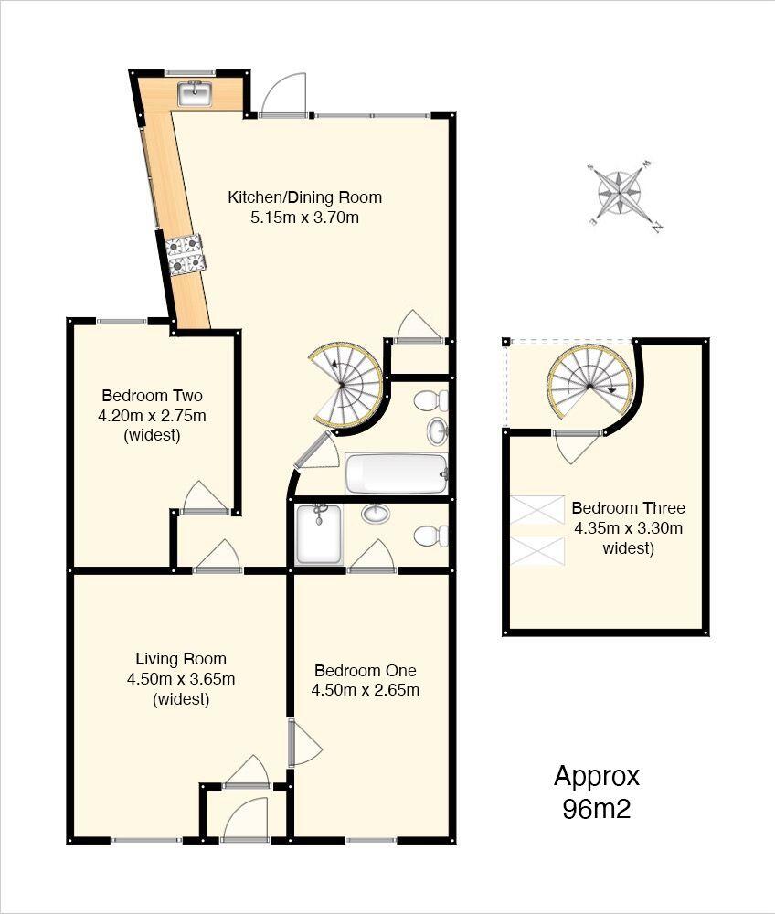 23 Main Street, Roslin, EH25 9LA floorplan