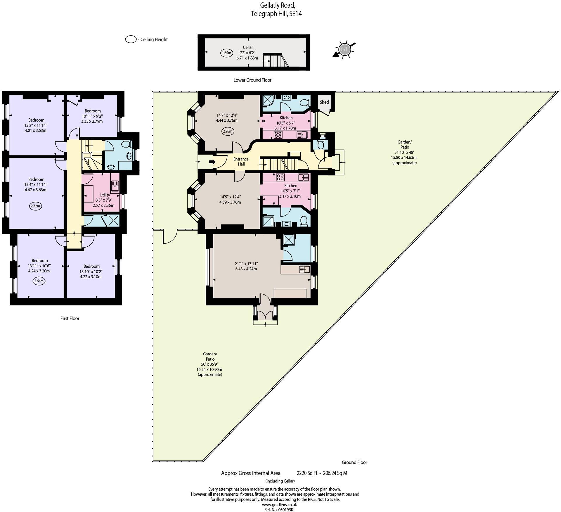 Gellatly Road, London, SE14 floorplan