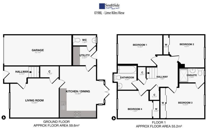 0198L Lime Kilns View, Edinburgh, EH17 8TS floorplan