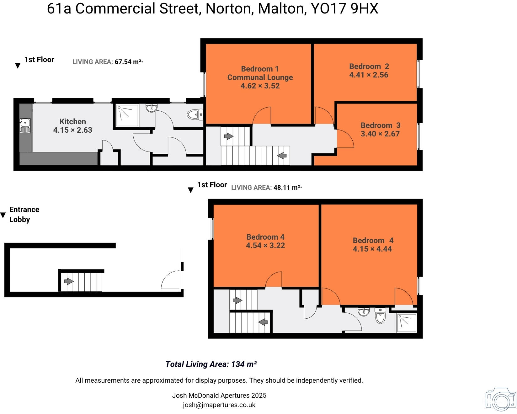 61A, Commercial Street, Norton, Malton, North Yorkshire floorplan