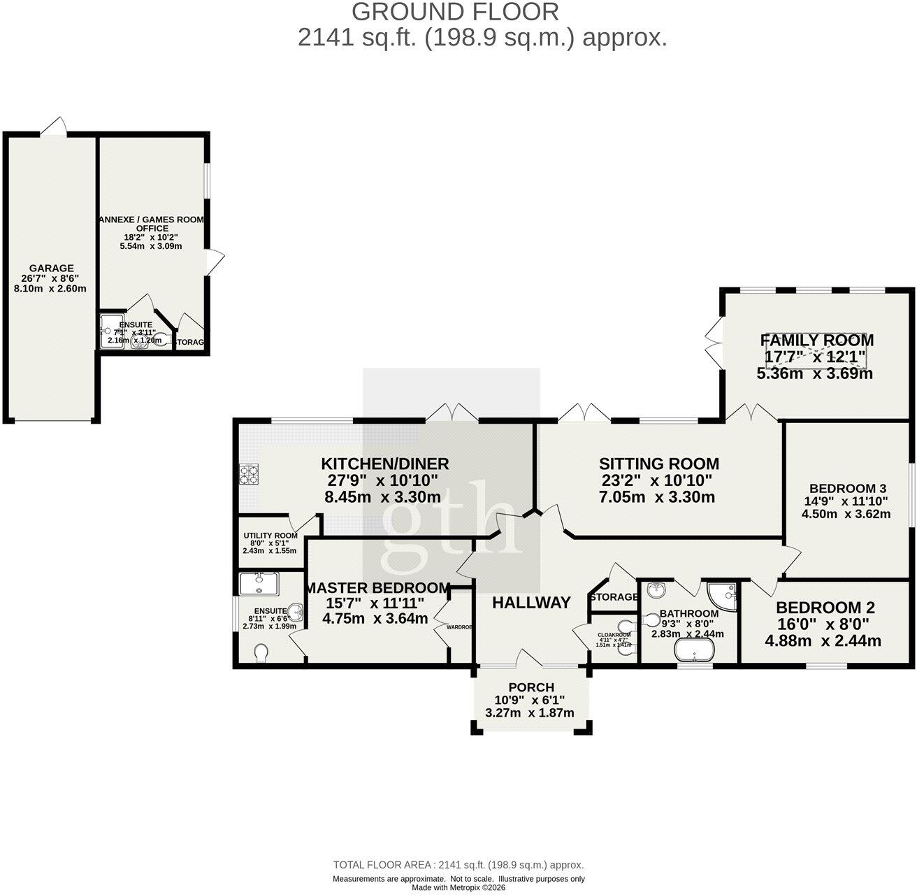 Brightstowe Road, Burnham-on-Sea, Somerset, TA8 floorplan