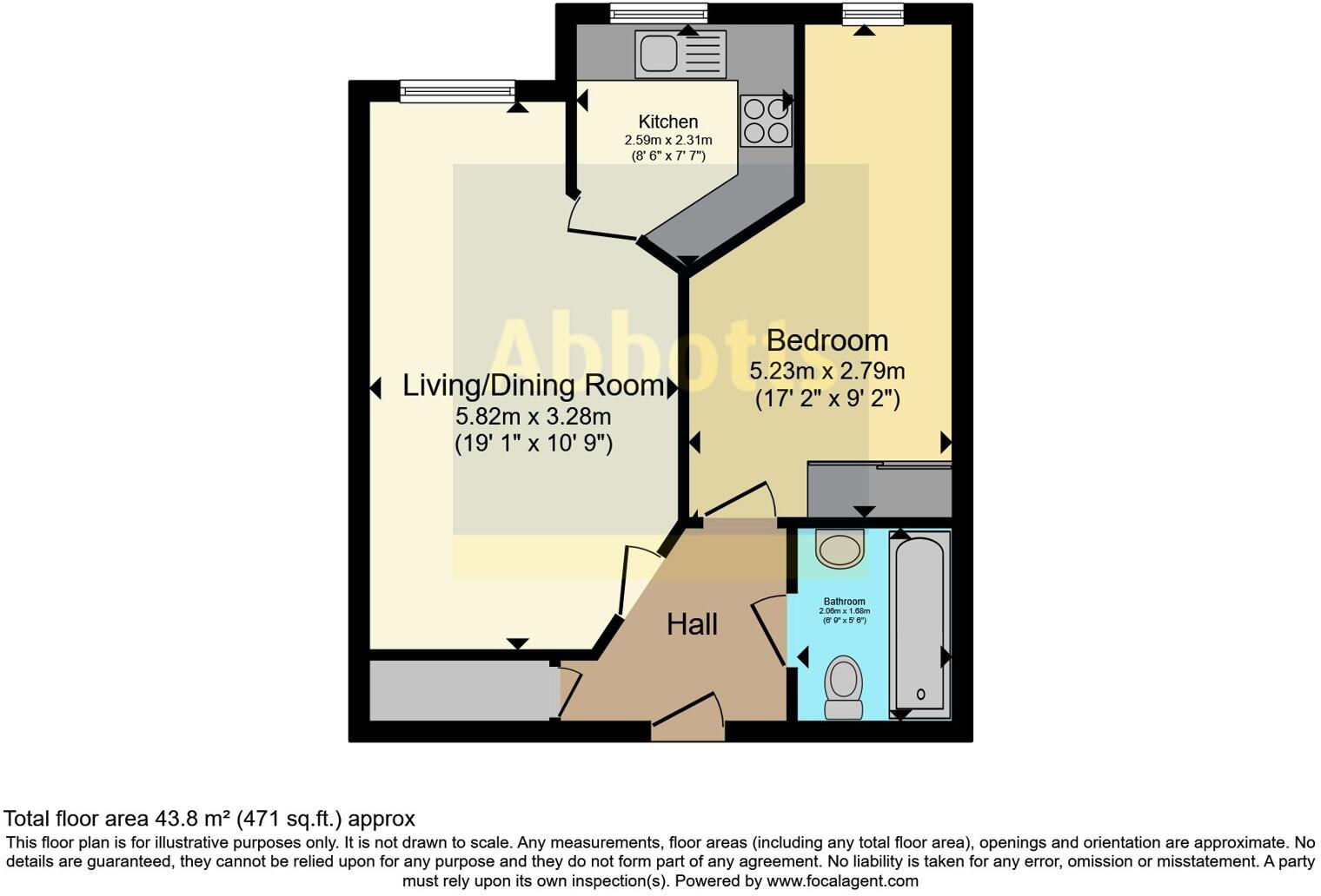 Queens Road, Attleborough, Norfolk, NR17 floorplan