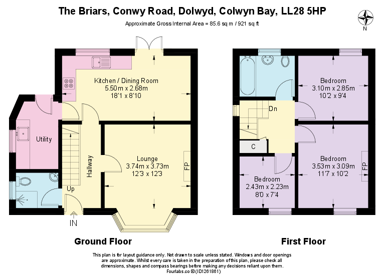 Conwy Road, Dolwyd, Colwyn Bay floorplan