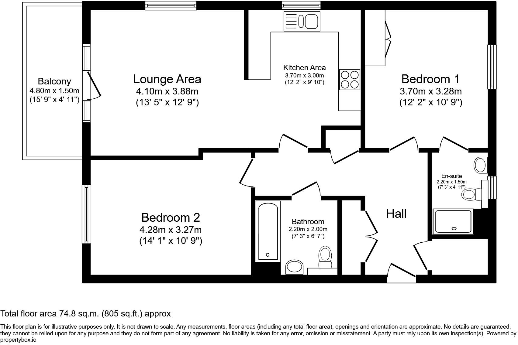 Hyde Lodge, West Drayton, Greater London, UB7 floorplan
