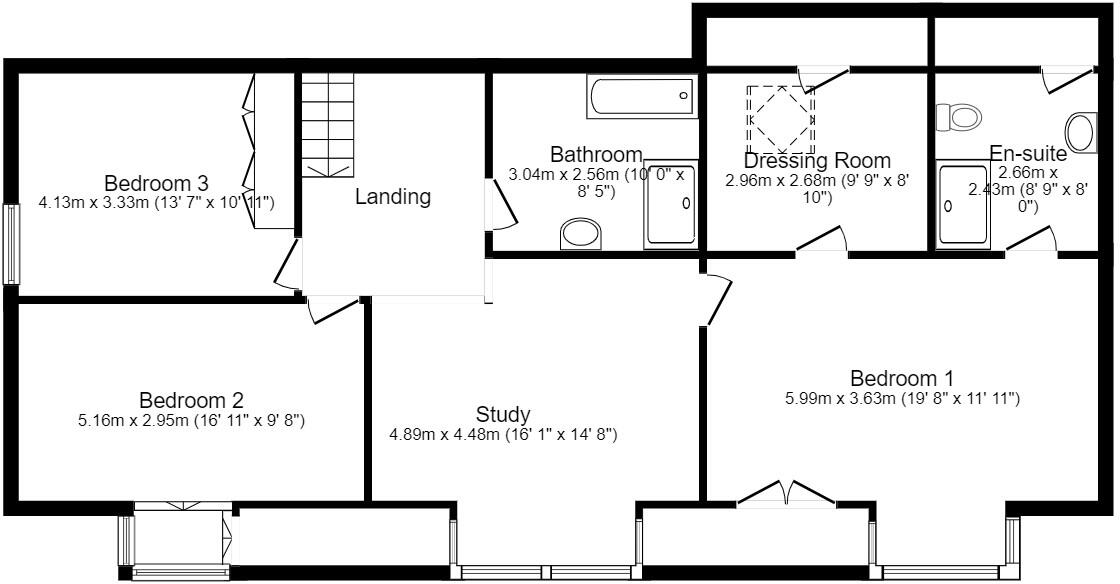 High Norland, Rothbury, Morpeth, Northumberland floorplan