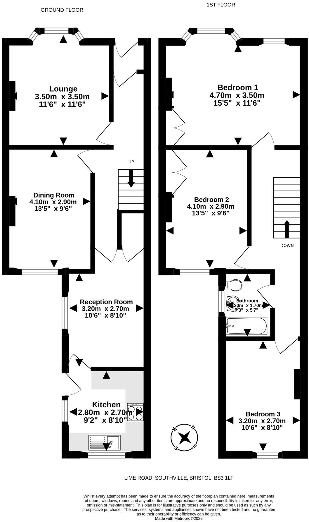 Lime Road, Southville, Bristol floorplan